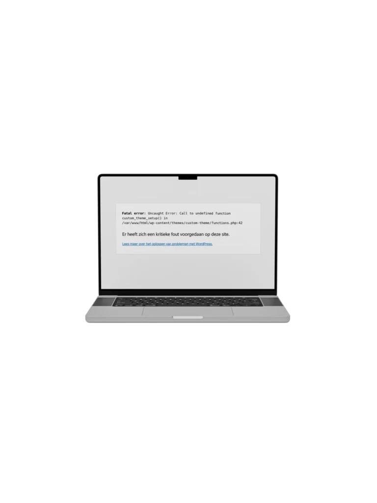 WordPress Website PHP Error