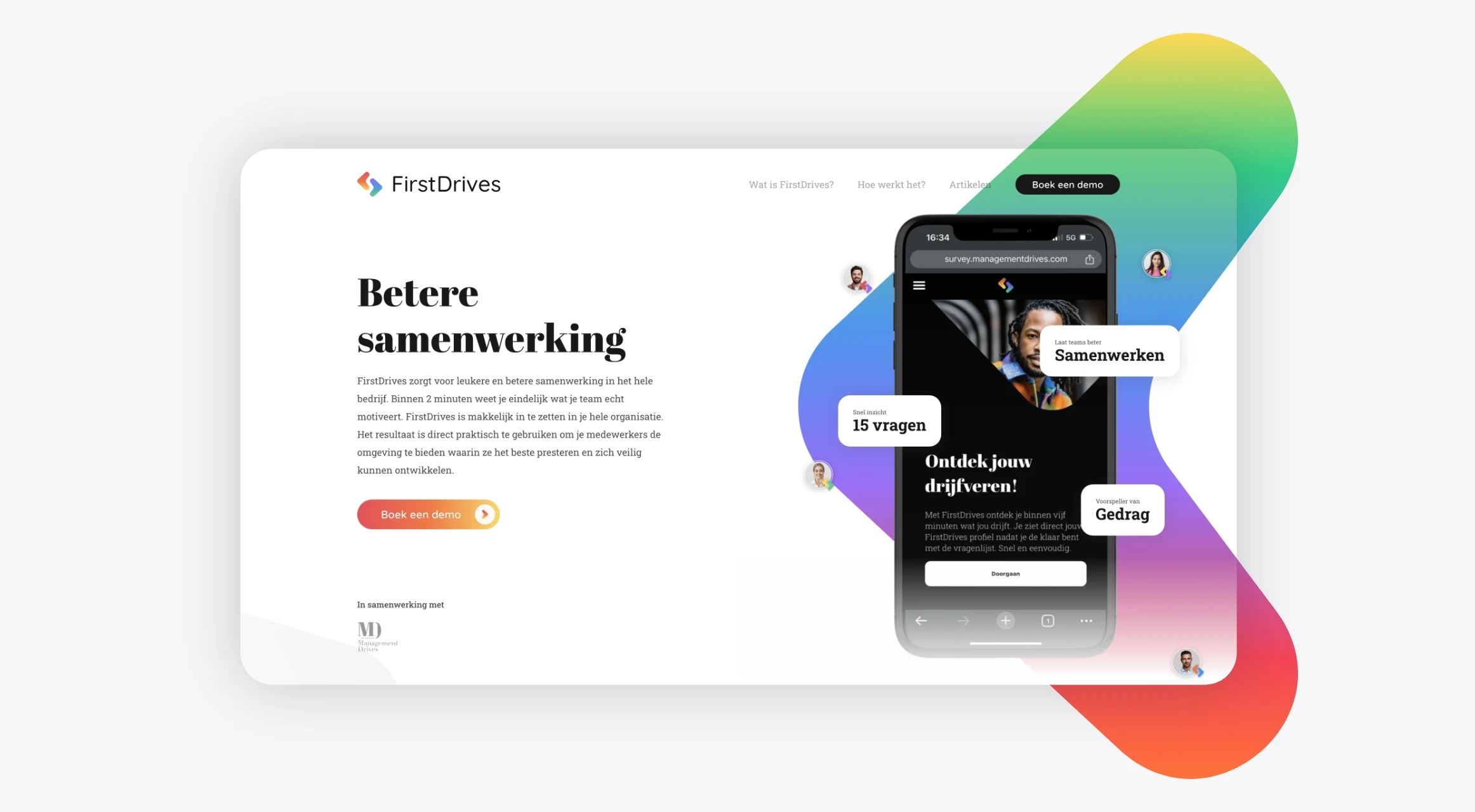First Drives diensten website